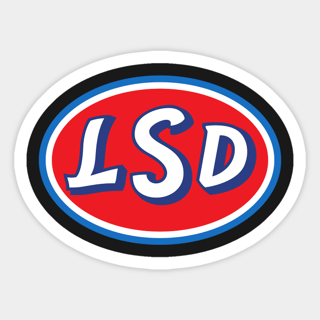 LSD sign Sticker by obmik